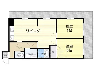 クリスタルハイツ清水丘【2階】の間取り