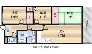 エスポワール金岡【3階】の間取り