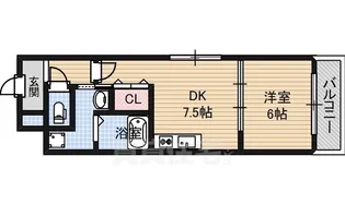フジパレス清水丘1番館【1階】の間取り