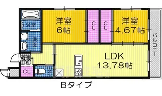 IL・Asse・Prosterare【501号室】の間取り