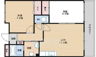 フォルテあびこ【2階】の間取り