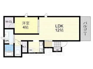 パラッツオ照ヶ丘 C棟【1階】の間取り