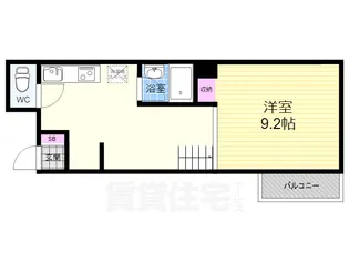 是空HORIKAWA【2階】の間取り