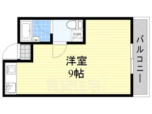 ヴィラ岡山手【1階】の間取り