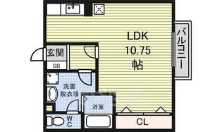 casa wind【1階】の間取り