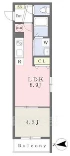 DOAHN加島【2階】の間取り