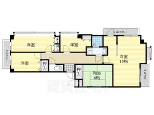 COZY桜の町【3階】の間取り