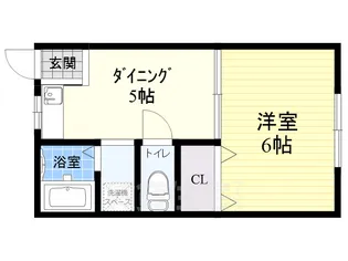 ラピス桜ノ宮【2階】の間取り