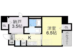 大阪府堺市堺区宿屋町東1丁【マンション】の間取り