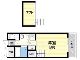芸大ヒルズマンション【4階】の間取り