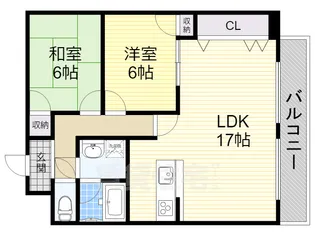 サニーハイツ林【9階】の間取り