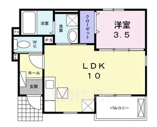サンセール ヤマビコ【1階】の間取り