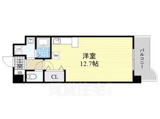 メルベーユ立花【5階】の間取り
