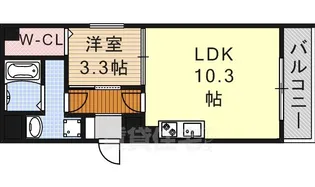 ティーブロッサム【5階】の間取り
