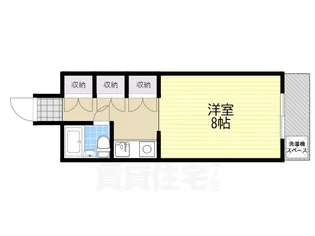 東中島マンション【5階】の間取り