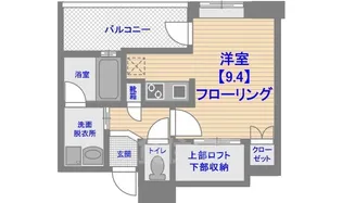 アクタス大手門2【10階】の間取り