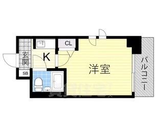 エスリード北大阪【5階】の間取り
