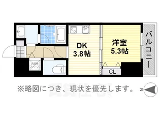 さくらHills NISHIKI【6階】の間取り