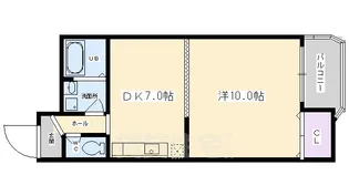 シャトークレール【2階】の間取り