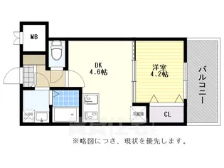 ジェイド博多【11階】の間取り