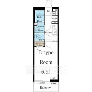 愛知県名古屋市千種区春岡通6丁目【アパート】の間取り