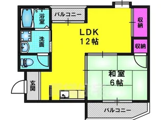 プリシエール河合【3階】の間取り