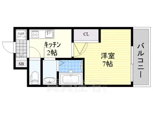 アルティザ淡路駅東【4階】の間取り