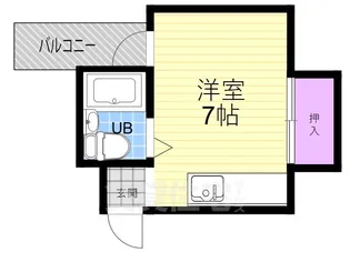 サンライズ宝ヶ池【3階】の間取り