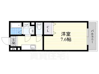 EXハイツ南新町【202号室】の間取り