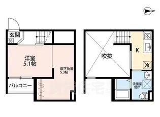 ルミエール十一番町【1階】の間取り