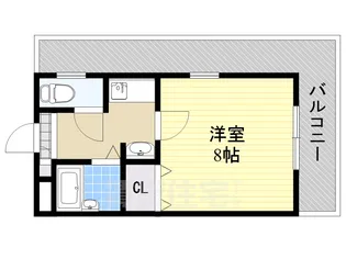 プロスパーハイツ古市【206号室】の間取り