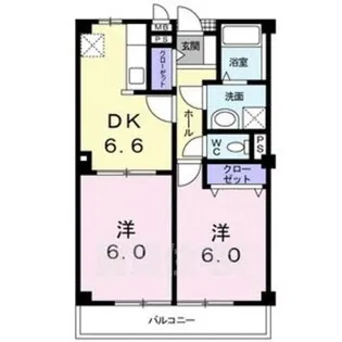 エスポアール【2階】の間取り