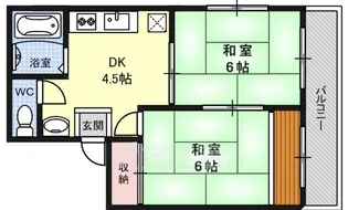 ハイツマツナオ【4階】の間取り