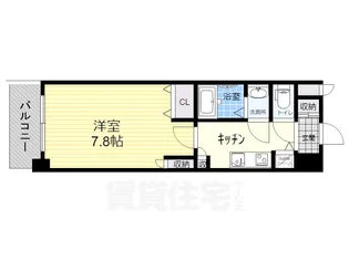 クラウンハイム淡路駅前通【2階】の間取り