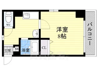 プチシャルマン北口【3階】の間取り