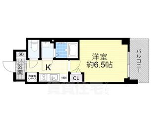 プレサンス新大阪イオリア【9階】の間取り