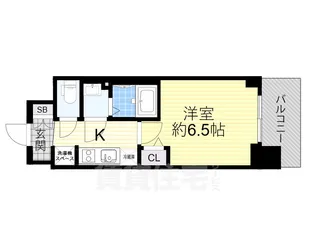 プレサンス新大阪イオリア【3階】の間取り