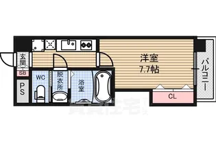 ラグゼ新大阪1【9階】の間取り