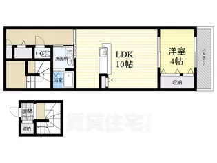 パロス苦楽園【2階】の間取り