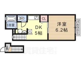サニーヒルズ淡海【2階】の間取り