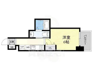 エステムコート名古屋千種グレイス【5階】の間取り