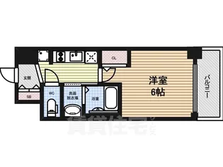 エステムコート名古屋新栄2アリーナ【9階】の間取り
