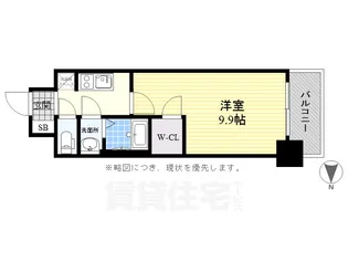 プレサンス丸の内リラティ【12階】の間取り