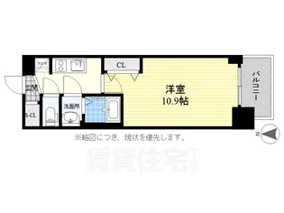 プレサンス丸の内リラティ【6階】の間取り