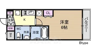 エステムコート新大阪11リンクス【10階】の間取り