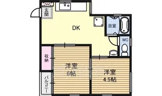 シャローム瑞光【2階】の間取り