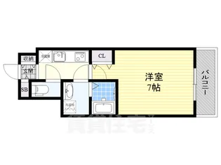 レジデンス東別院スクエア【9階】の間取り