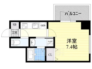 レジデンス東別院スクエア【10階】の間取り