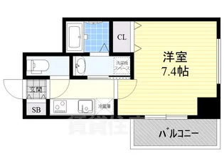 レジデンス東別院スクエア【13階】の間取り