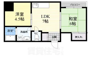 Big Field【7階】の間取り